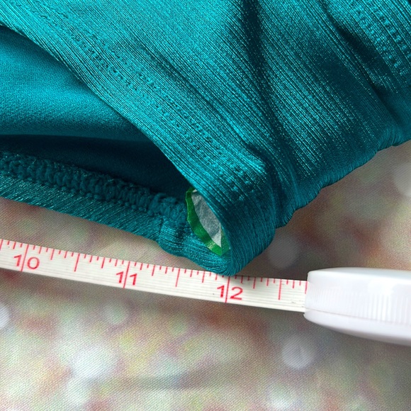 NWT metallic turquoise size 2X clean hipster - Picture 3 of 6